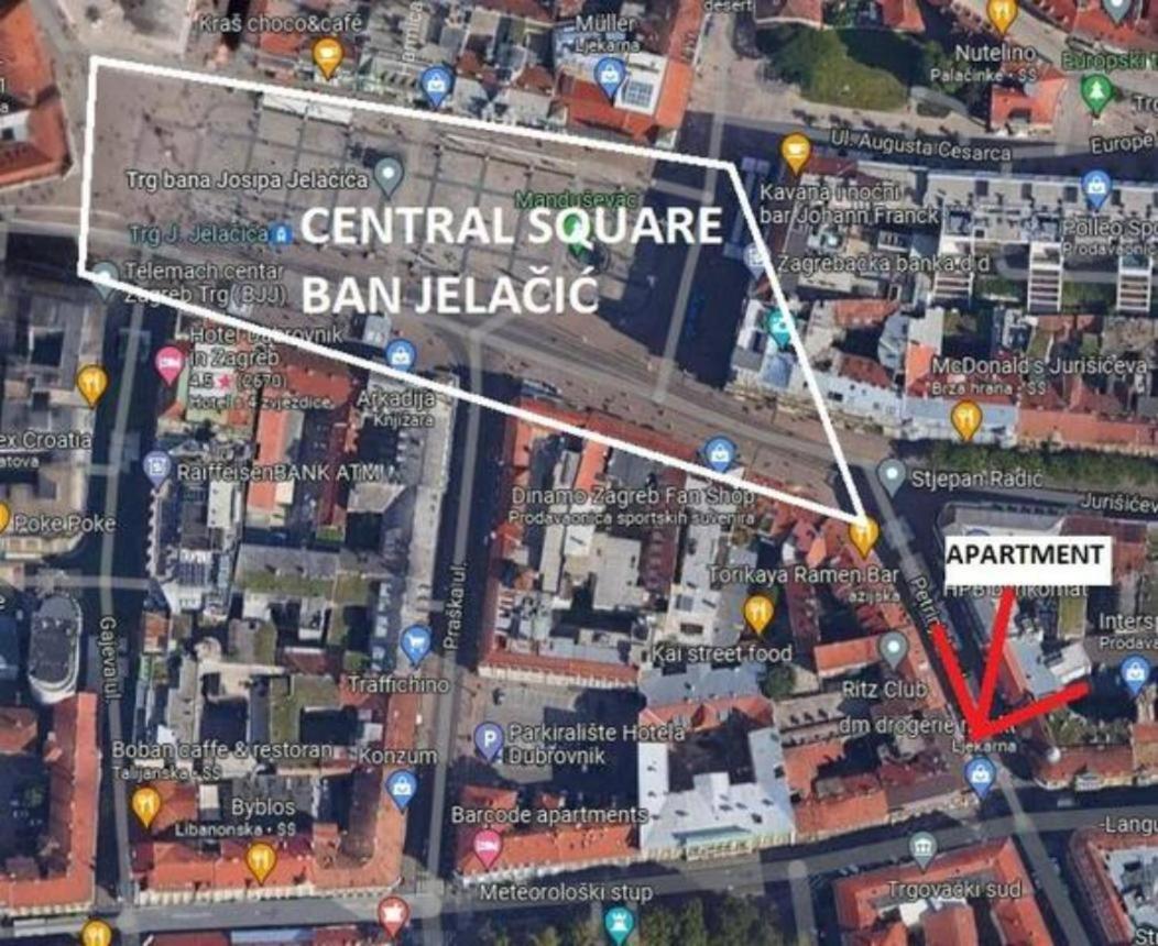 Apartmán Zagreb Bunker At Main Square Exteriér fotografie